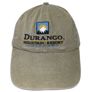 Falcon Baseball Cap Green One Size Durango Mountain Resort Colorado Strap Hat